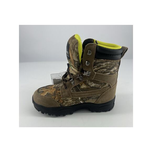 Itasca Big Buck Boots Kids Realtree Edge Camo Hunting Waterproof Amputee Right 4 - Picture 1 of 6